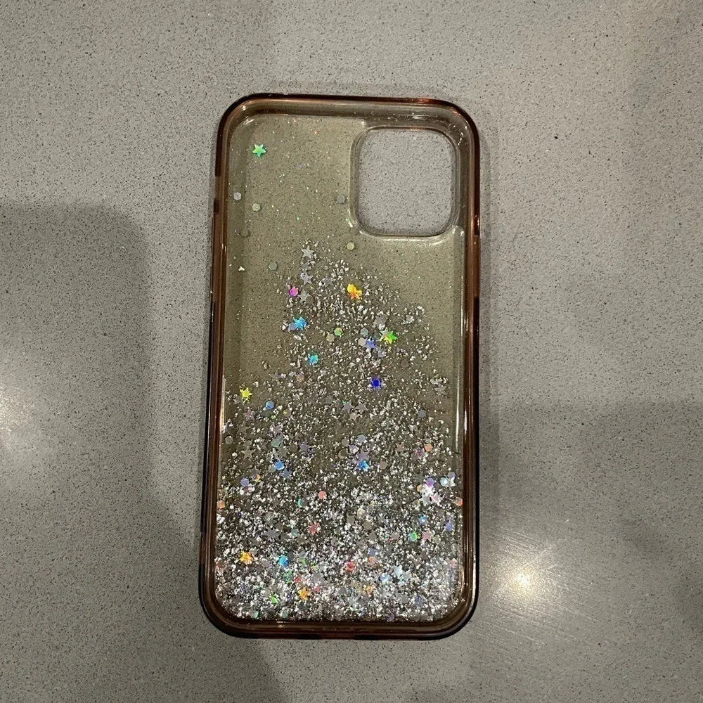 Velvet Caviar iPhone 12 Pro Glitter Clear Phone Case